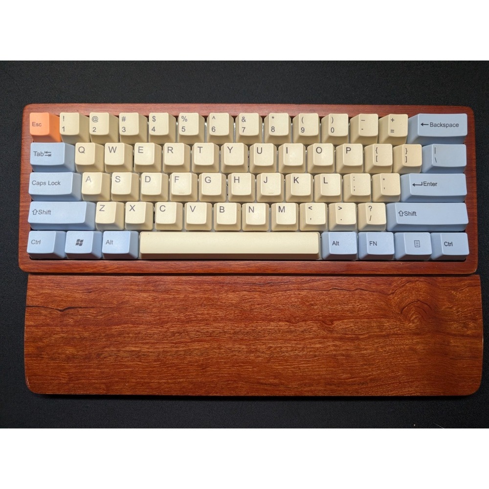 Anne Pro 2 Custom 60% Mechanical Keyboard | Bluetooth RGB | Wooden Case Wrist Re